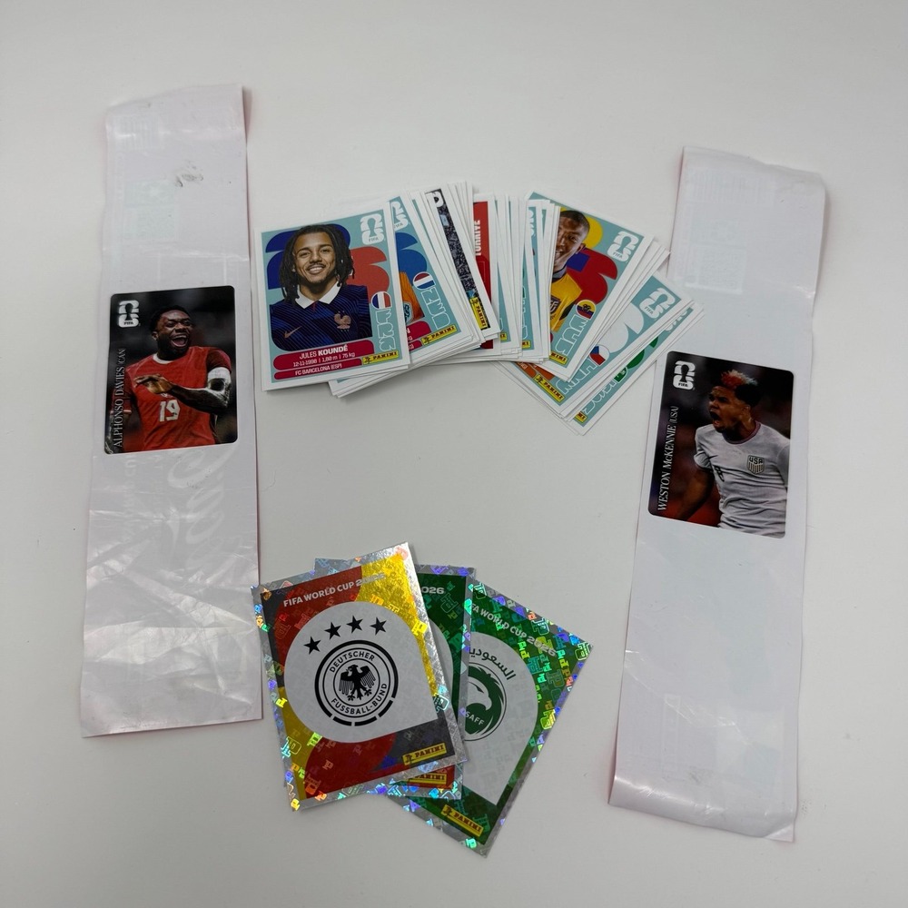 Lot of 75 2026 Panini FIFA World Cup Stickers